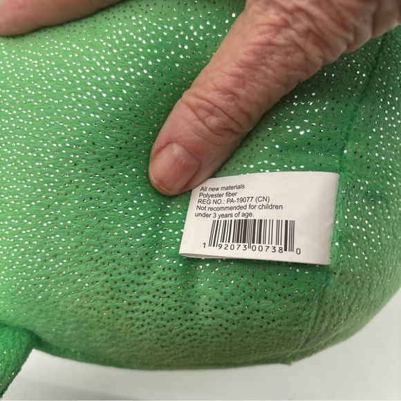 SHAWN THE SHARK 12” Sparkly Green Expressive Made By Fun Express Item No. 139606 - Picture 11 of 13